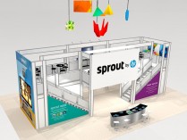 Two Story Trade Show Display | GL6020 Variation A Lower RIght