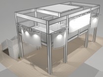 Multi Level Booth Rental | ON5040 Variation A Upper RIght