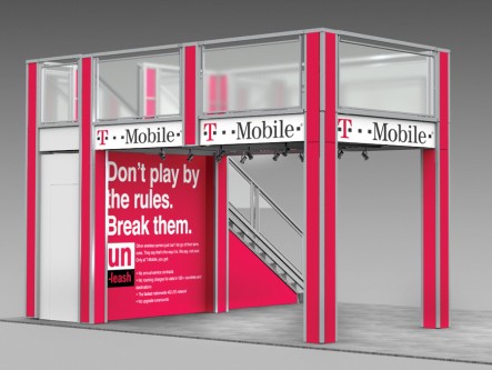 Double Deck Display Booth Rental | SI3020 Lower RIght