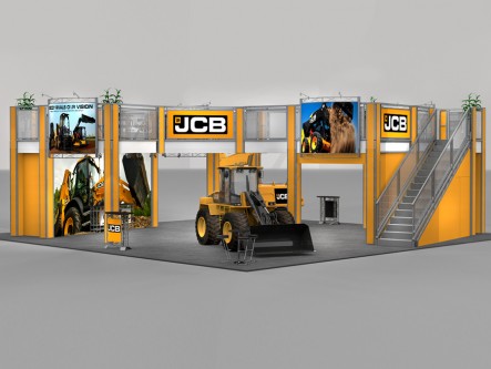 Double Deck Trade Show Exhibit | EC3040 Lower Right