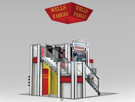 Two Story Trade Show Booth Rental | VA2020 Lower Left