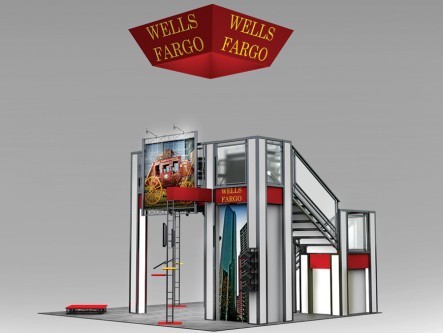 Two Story Trade Show Booth Rental | VA2020 Lower Middle