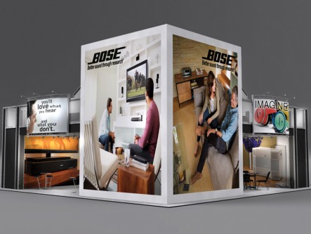 Three Story Trade Show Display | BG4040 Lower Middle