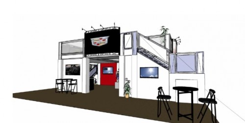 Multi Level Tradeshow Booth | LO4030 Lower Left
