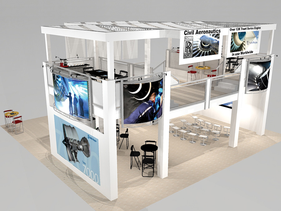 tradeshowdoubledeckerboothrentalSC5040TopLeft Double Deck