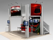 Double Deck Trade Show Exhibit | ME2020 Right