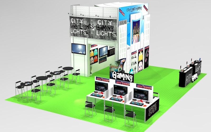two story trade show rentals