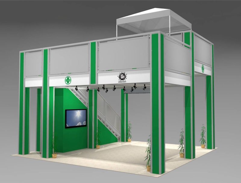 double deck exhibit rentals