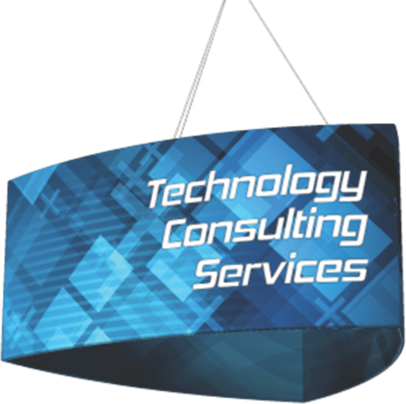 Convex Triangle - double sided Hanging sign