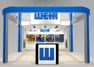 Double-Deck-Exhibit-Design-With-Signage-Over-Open-Booth-Space-