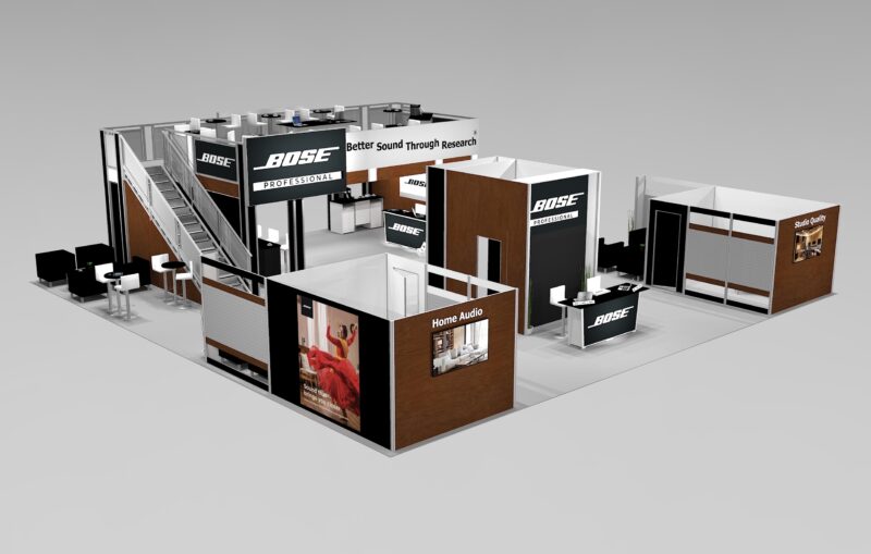 Trade Show Double Deck With Extra Offices 3