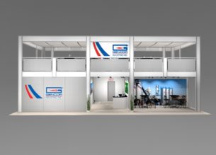Trade Show Double Deck With Extra Offices