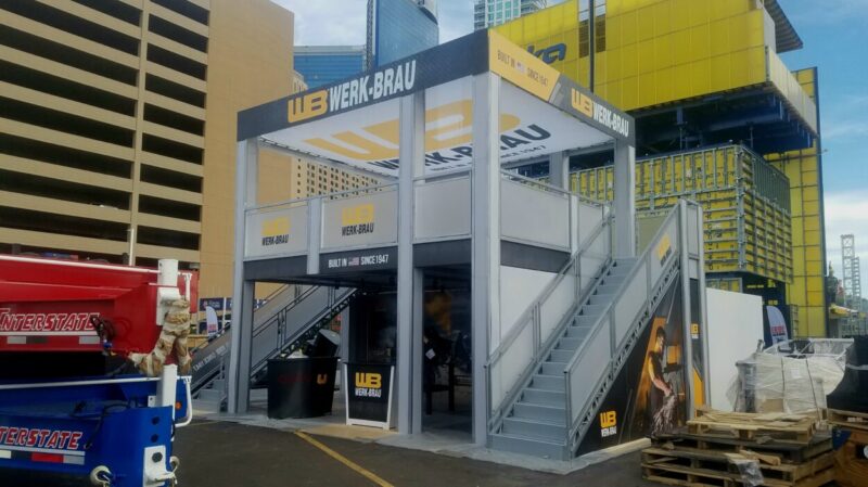 Two Story Outdoor Trade Show Double Deck